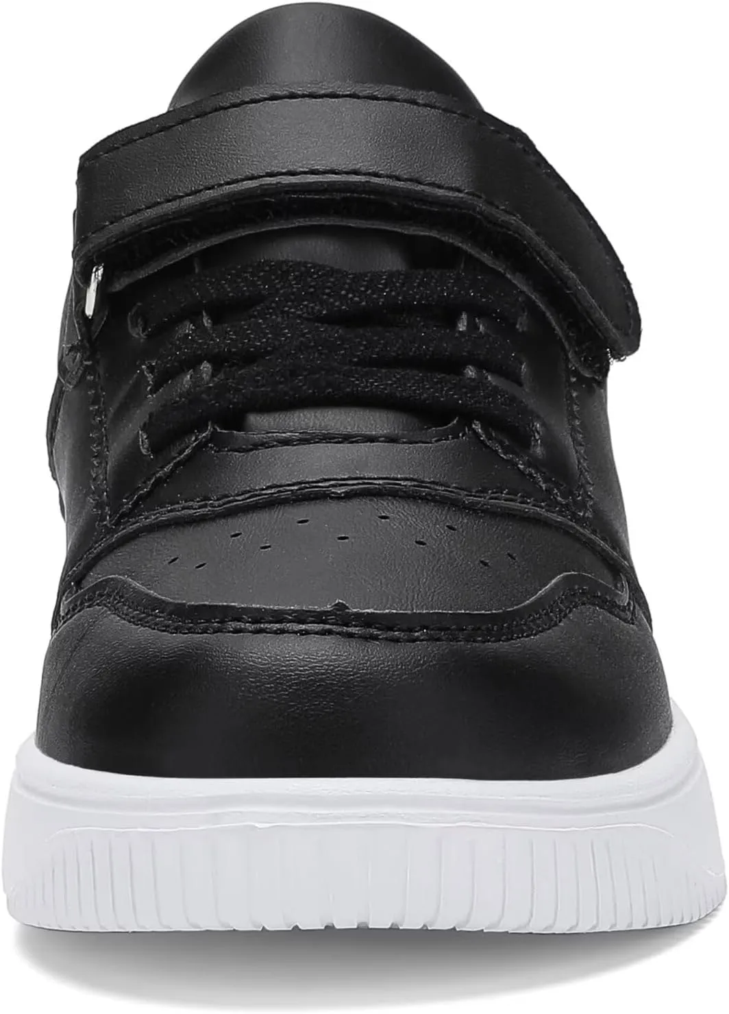 YAVY Unisex-Child Sneakers Boys Girls Running Leather Sneakers Breathable Mesh Athletic Shoes Lightweight Kids Walking Shoes